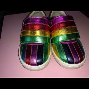 Toddler rainbow Gucci Loafers